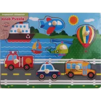 Knopjes puzzel Voertuigen